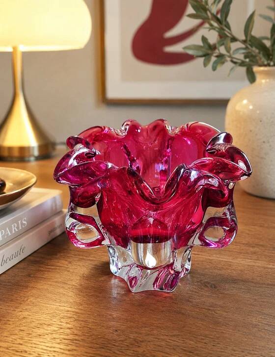 Bohemian glass cup by Josef Hospodka 1960