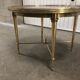 Table basse laiton et marbre