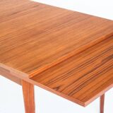 Dining table with two teak extensions. Scandinavian style. Vintage. France 1960s.