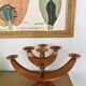 Large Swedish folding candle holder solid wood