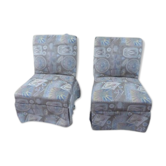 Pair of easy chairs Napoleon III - 19th