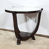 Mahogany pedestal table, Art Deco style – 1959