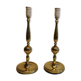 Two table lamps, in metal with brass alloy by Svend Mejlstrøm at MS