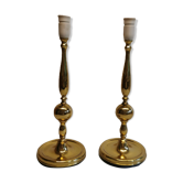 Two table lamps, in metal with brass alloy by Svend Mejlstrøm at MS