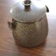 Sandstone pot with lid