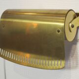 Scandinavian wall lamp in golden brass