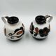 Paire de vases Scheurich 484 27 décor floral West Germany