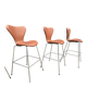 Fritz Hansen Series 7 Bar Stools Arne Jacobsen