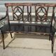 Baumann 1910s lounge, bench, armchair and bistro chair