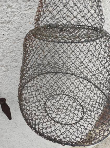 Vintage iron basket