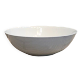 Saladier vintage bicolore bleu ciel et blanc Petrus Regout Maastricht 1890