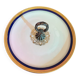 Porcelain and silver-plated servant