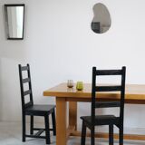 Solid oak farmhouse table