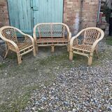 Rattan lounge