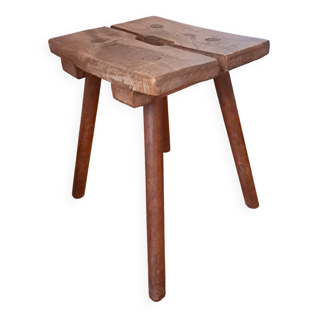 Tabouret de traite, art paysan (XIXe siècle) Selency — free download