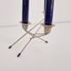 Postmodern Wire Spring Candleholder in Metal, 1980s