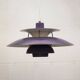 Vintage Louis Poulsen PH5 Pendant Lamp – Original Purple Edition