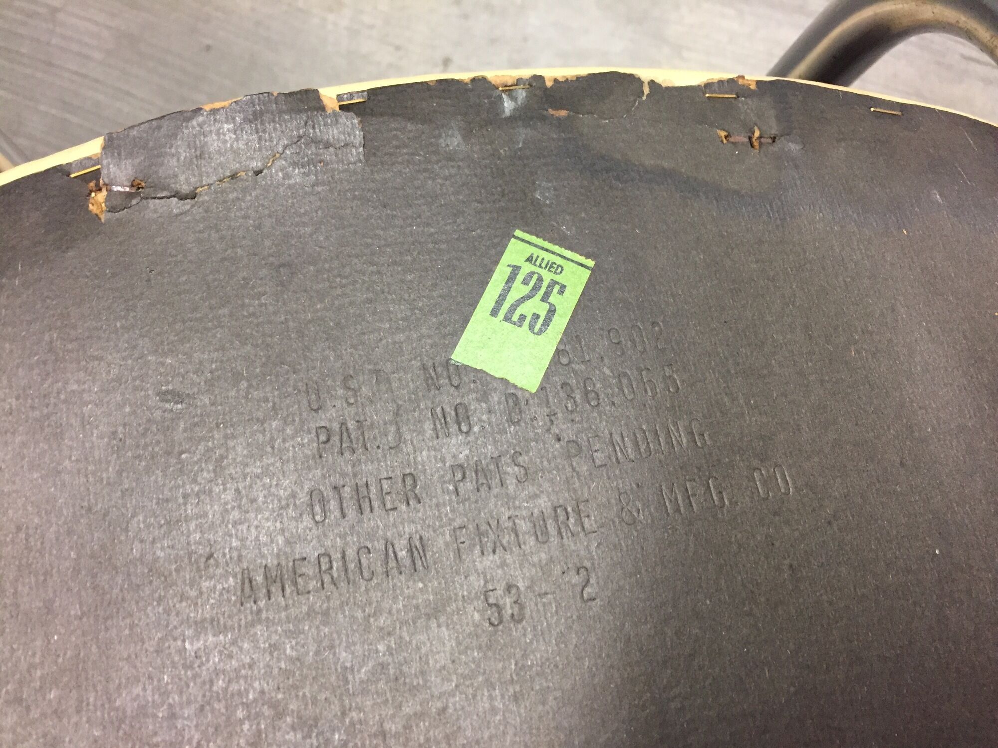 Table formica et chaises par American Fixture, 1950