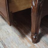 Antique mirrored wardrobe in Louis XV Rococo style