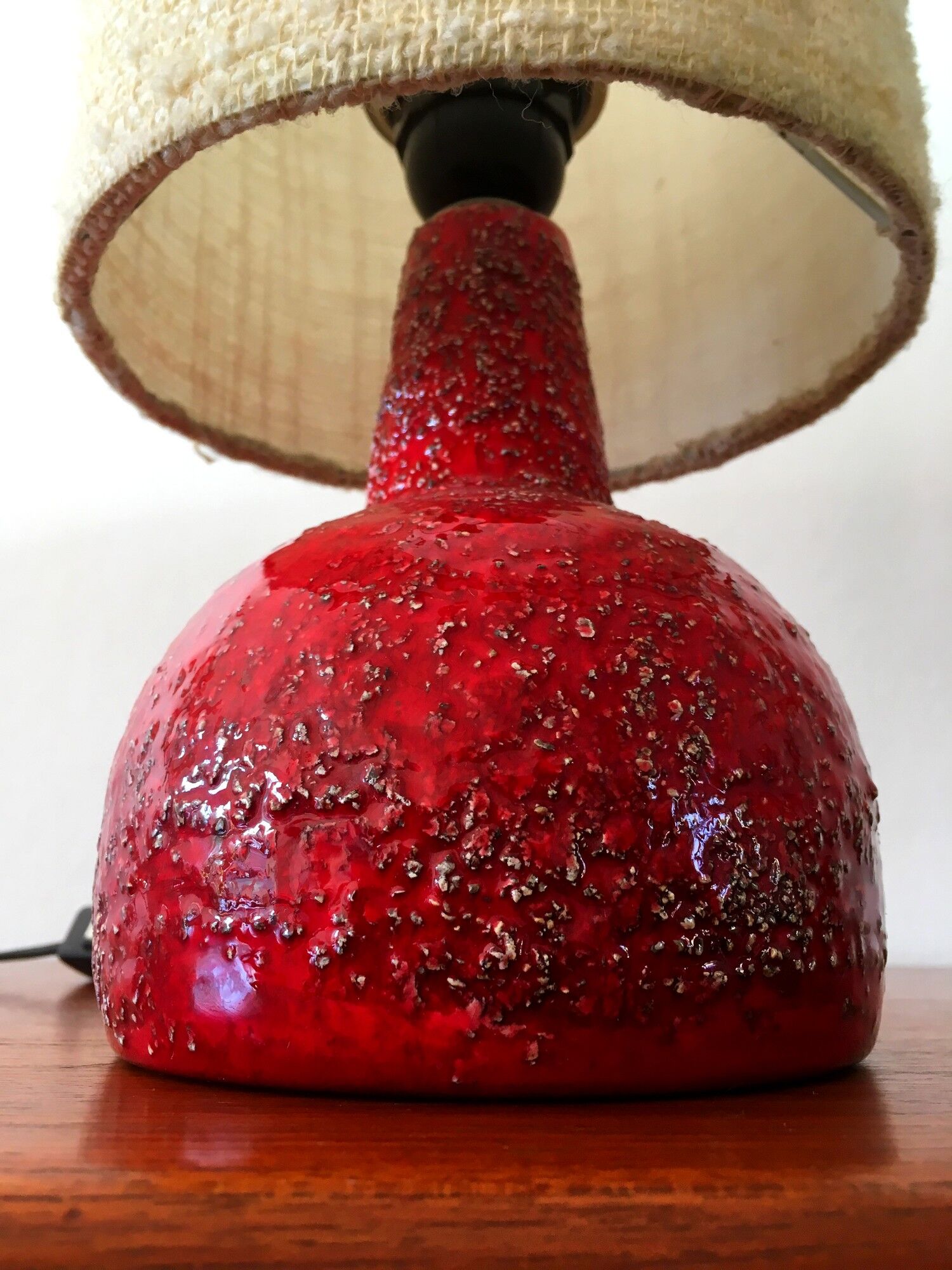 Lampe en céramique vintage