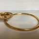 Brass towel rack made in France