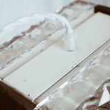 Scandinavian teak and glass pendant light 🌿 Vintage