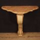 Italian lacquered and painted console table