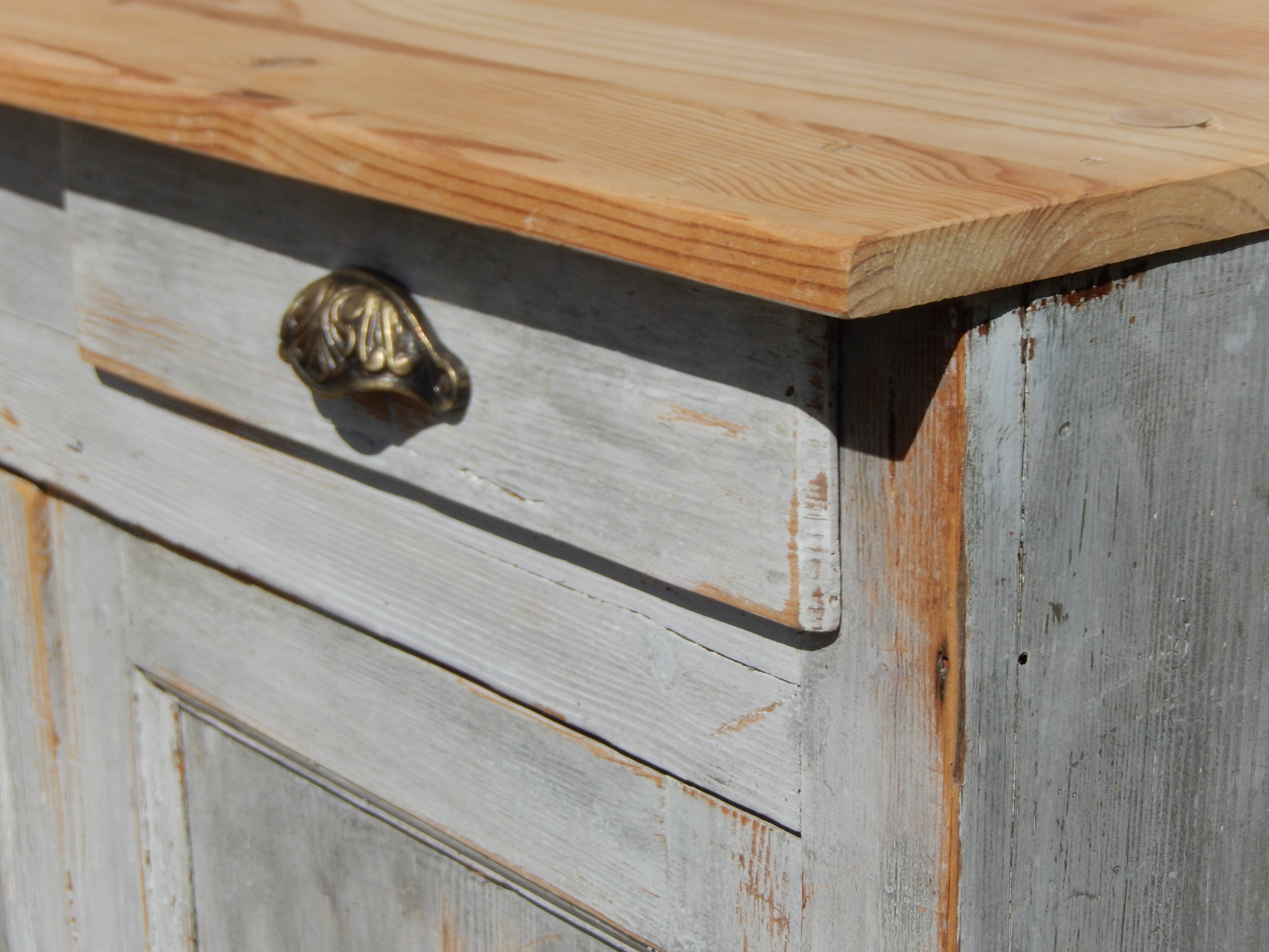 Charming Parisian buffet in patinated fir