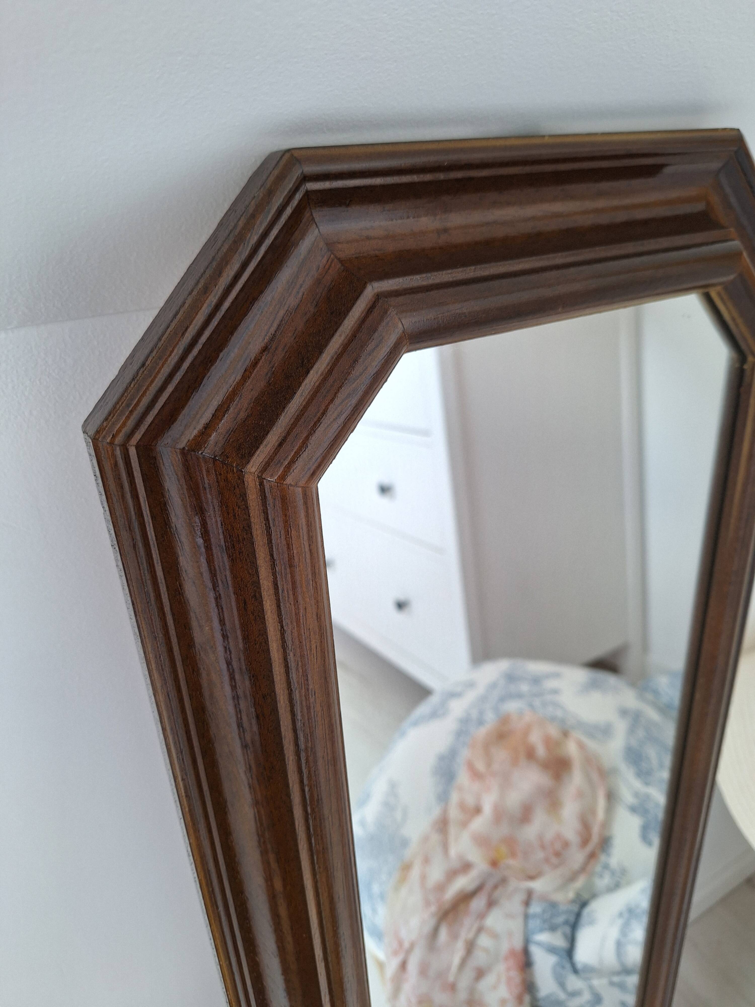 Miroir en bois vintage