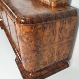 Art Deco Walnut Veneer Buffet, 1940s