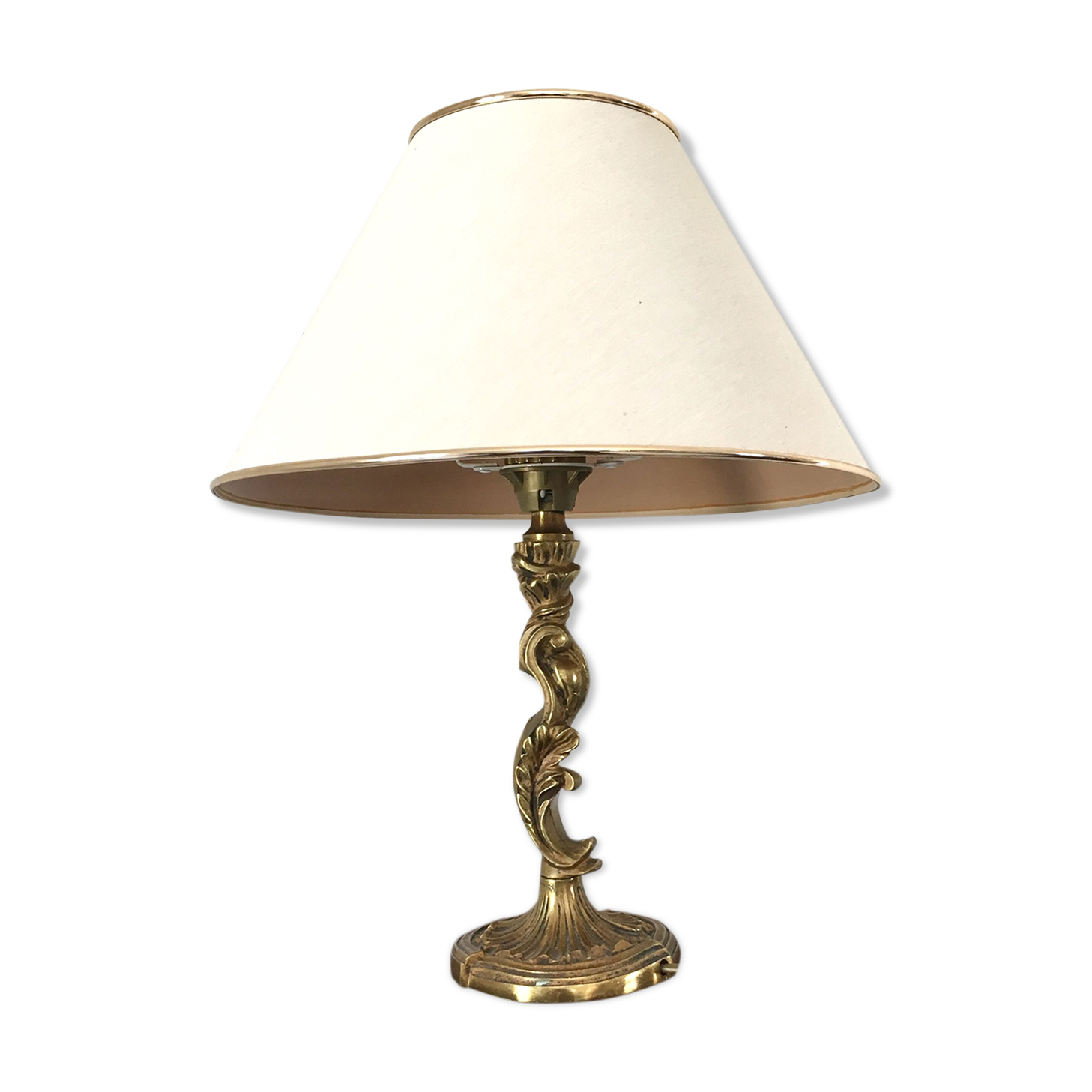 Brass table or bedside lamp