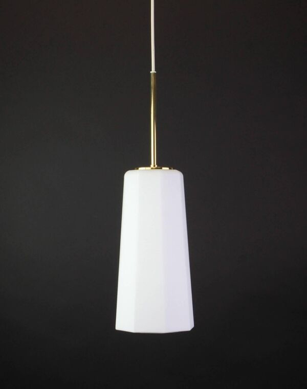 Suspension en Verre Opalin par Limburg, Allemagne, années 1970