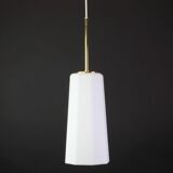 Opaline Glass Pendant by Limburg, Germany, 1970s