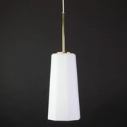 Opaline Glass Pendant by Limburg, Germany, 1970s
