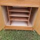 Small vintage buffet veneered in oak from the 1960s.