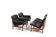 Armchairs Group by Sven Ellekær for Søren Willadsen
