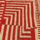 Handmade traditional Beni Ourain rug, size 2/3 m.