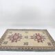 Light Yellow Red Modern Oushak Rug, 140x211Cm