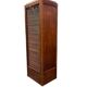 Vintage wooden binder / roller shutter binder / compartment binder