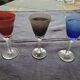 3 crystal glasses
