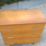 Vintage chest of drawers with spindle legs