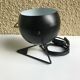 Lampe boule orientable noir à poser
