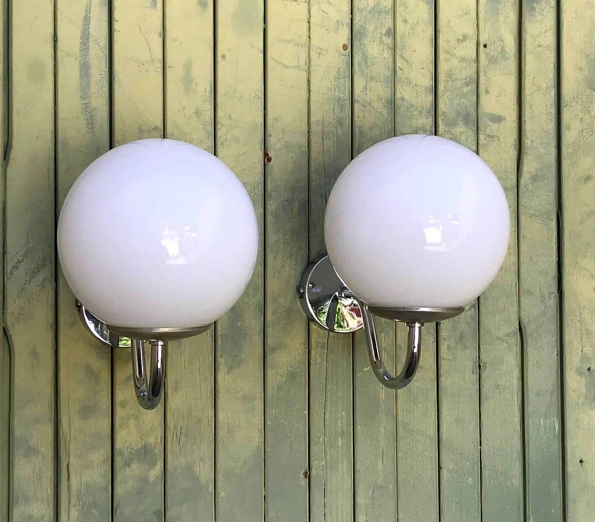Vintage Delmas wall lights from the 70s