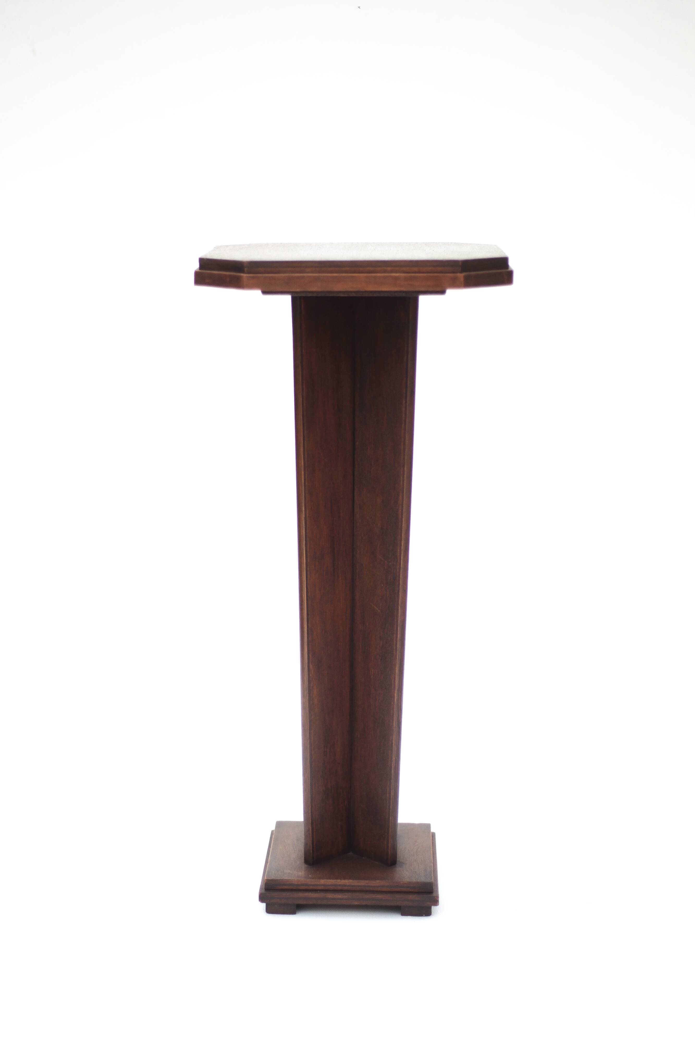 Art Deco side table, Art Deco wooden side table, end table, decoration