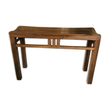 Exotic wood console