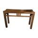 Exotic wood console