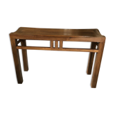 Exotic wood console