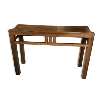 Console en bois exotique