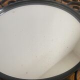 Miroir en fer forgé noir chaty vallauris années 50