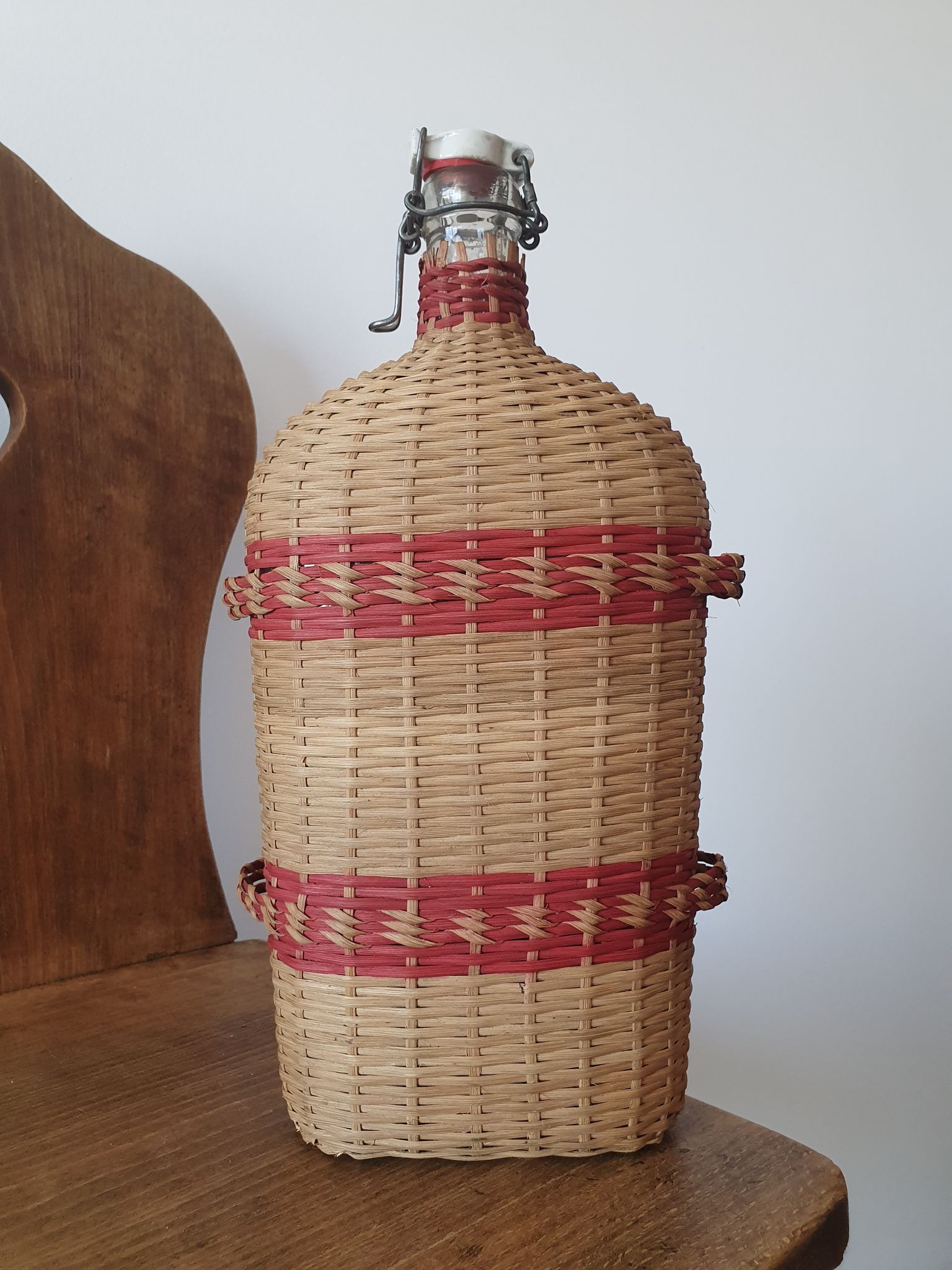 Ancient bottle of pilgrimage Lourdes